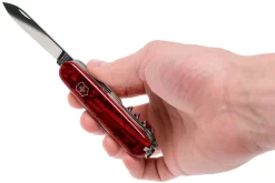 Victorinox Climber Rojo Transparente 1.3703.T Navaja Suiza 11 Victorinox Climber Rojo Transparente 1.3703.T Navaja Suiza -Tienda De Cuchillos VT1 3703 T 06 victorinox vt1 3703 t 06