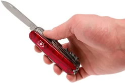 Victorinox Huntsman Lite Rojo Transparente 1.7915.T Navaja Suiza -Tienda De Cuchillos VT1 7915 T 07 victorinox vt1 7915 t 07