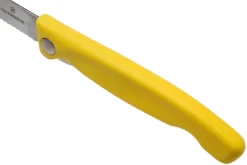 Victorinox SwissClassic Cuchillo Plegable Para Verduras Amarillo Dentado, 6.7836.F8B -Tienda De Cuchillos VT6 7836 F8B 06 victorinox scaled