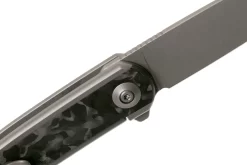 WE Knife Smooth Sentinel WE20043-1 Gray Titanium Carbon Fibre Navaja -Tienda De Cuchillos WKWE20043 1 06 we knife scaled