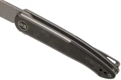 WE Knife Smooth Sentinel WE20043-1 Gray Titanium Carbon Fibre Navaja -Tienda De Cuchillos WKWE20043 1 07 we knife scaled