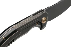 WE Knife Quixotic WE21016-2 Bronze Black Titanium Navaja -Tienda De Cuchillos WKWE21016 2 06 we scaled