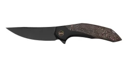 WE Knife Merata, WE22008B-1 Limited Edition, Black Titanium, CopperFoil Carbonfiber, CPM 20CV Navaja
