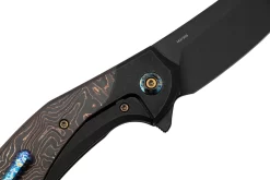 WE Knife Merata, WE22008B-1 Limited Edition, Black Titanium, CopperFoil Carbonfiber, CPM 20CV Navaja -Tienda De Cuchillos WKWE22008B 1 05 weknife scaled