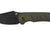 WE Knife Riff-Raff Bronze Titanium, Blackwashed CPM 20CV WE22020B-1 Navaja, Diseño De Matt Christensen