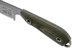 White River Knives M1 Caper Black & OD Linen Micarta Cuchillo Fijo, Funda Kydex -Tienda De Cuchillos WRCPR LBO 05 white river knives scaled
