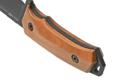 WOOX Rock 62 BUKNF00101 Walnut Plain, Cuchillo Fijo -Tienda De Cuchillos WXBUKNF00101 04 woox scaled