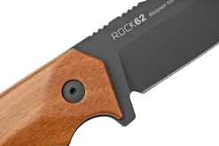 WOOX Rock 62 BUKNF00101 Walnut Plain, Cuchillo Fijo -Tienda De Cuchillos WXBUKNF00101 05 woox scaled